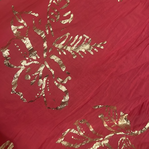 l Gorgeous pink and gold strapless dress by Free Peop - Picture 4 of 4